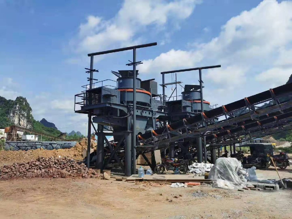 福建三明购买宏创机械石料线生产现场